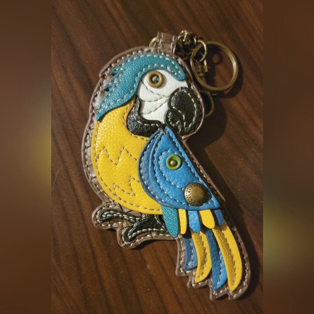Chala Parrot Keychain Coin Purse